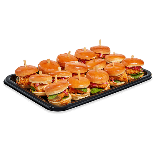 Kjúklingaborgara bakki